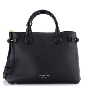 Burberry Banner Tote Leather And House #257217B73B